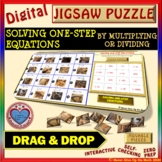 Jigsaw Puzzle: Solve 1-step equation by Multiply or Divide