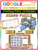 Jigsaw Puzzle:Subtracting Integers (Google Interactive & H