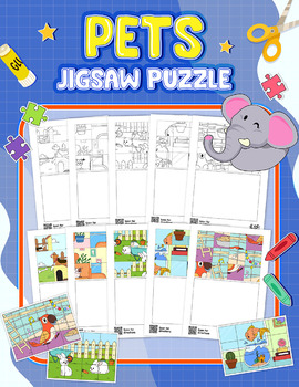 Jigsaw Puzzles - Pets! by Mr Es Specialties | TPT