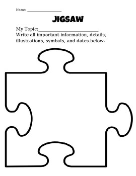 Preview of Jigsaw worksheet