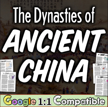 Preview of Ancient China Dynasties Activity | Han, Qin, Zhou, Shang, Tang in Ancient China