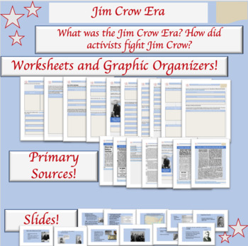 Preview of Jim Crow Era | Full Unit | Lesson Plans
