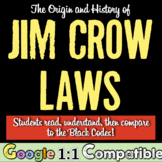 Jim Crow Laws Student Reading, Primary Source Activity, We