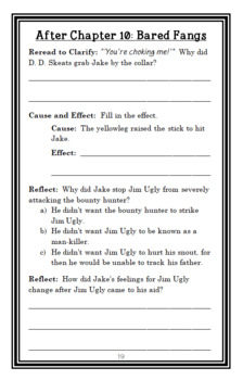 Jim Ugly (Sid Fleischman) Novel Study / Comprehension (34 pages) by McMarie