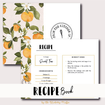 Preview of Recipe Book Template! | PowerPoint Editable File