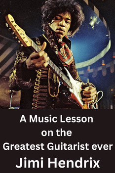 Preview of Jimi Hendrix - Music Appreciation - Middle School Band & Music Sub Lesson Plans