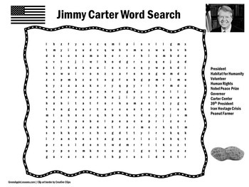 Jimmy Carter Activity Worksheet by Green Apple Lessons | TpT