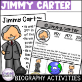 Jimmy Carter Biography Activities, Worksheets, & Report - 