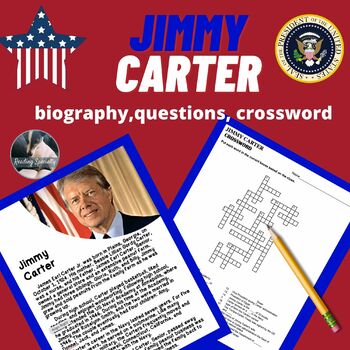 Jimmy Carter Biography Question Crossword Puzzle by Reading Specialty