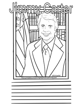 Preview of Jimmy Carter Coloring Page