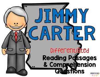Preview of Jimmy Carter Differentiated Reading Passages & Questions