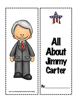 Preview of 2nd Grade (NEW GSE) Social Studies Jimmy Carter Lapbook