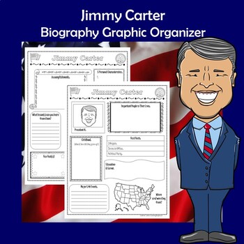 Preview of Jimmy Carter President Biography Research Graphic Organizer