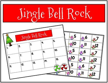 Jingle Bell Rock fill-in-the-gaps worksheet