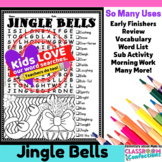 Jingle Bells Word Search Activity | Fun Christmas Word Sea