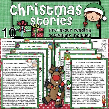 Preview of Jingle Bells & Giggles Collection: 10 Hilarious Christmas Tales + Activites