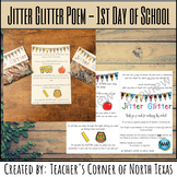 Jitter Glitter Label & Poem - 1st Day of School