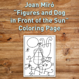 Joan Miró Art History Coloring Page