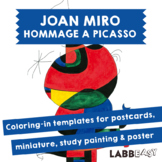 Joan Miró Group Work Poster - Hommage a Picasso