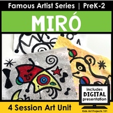 Joan Miró Art Project Famous Artist Elementary Art Lessons K-2