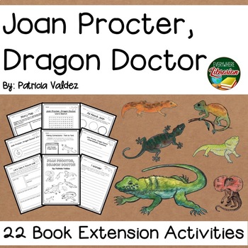 Preview of Joan Procter Dragon Doctor by Valdez 22 Book Extension Activities NO PREP