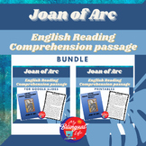 Joan of Arc - English Biography Activity Bundle - Women's History