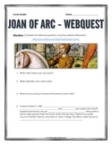 Joan of Arc - Webquest with Key