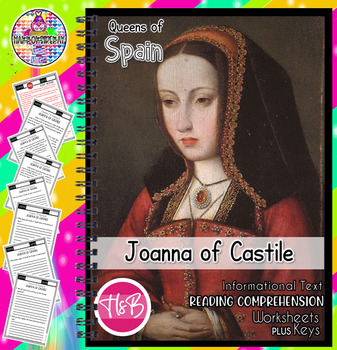 Preview of Joanna of Castile |Queens Of Spain |Reading Comprehension|Social Studies|History