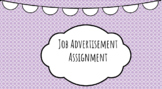 Job Advertisement Activity 