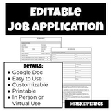 Job Application | Careers | FCS | Business