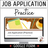 Job Application Practice | Job Skills & Transition Plannin