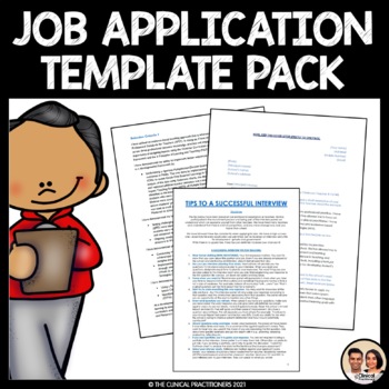 Preview of Job Application Templates | Editable Resume, Cover Letter & Selection Criteria
