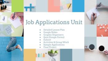 Preview of Job Applications Unit