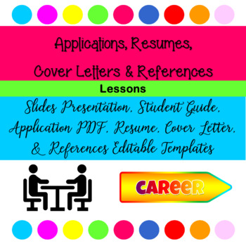 Preview of Job & Career - Applications, Resumes, Cover Letters & References Lessons