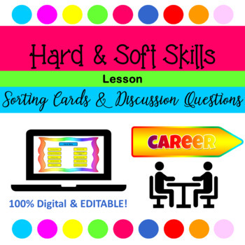 Preview of Job & Career - Hard & Soft Skills Lesson & Sorting Activity