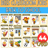 Job Chart - Classroom Helper Jobs Chart- Busy Bees Theme -