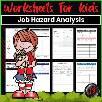 Preview of Job Hazard Analysis Template Workbook for students