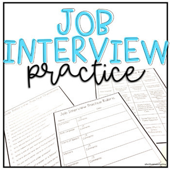 Preview of Job Interview Skills Special Education