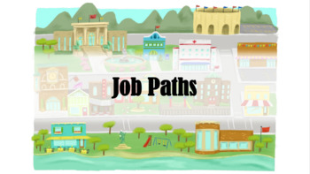 Preview of Job Paths Lesson Plan - Community Helpers & Measurement