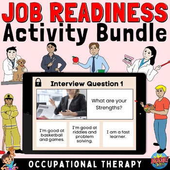 Preview of Job Readiness Digital Activity Bundle for Teens & Adults with Autism