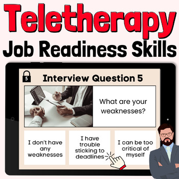 Preview of Job Readiness Digital Activity Bundle for Teens & Adults with Autism