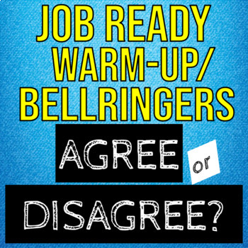 Preview of Job Ready Agree/Disagree Google Slides Activity - Special Education High School