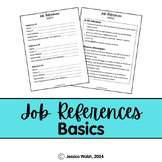 Job References Basics