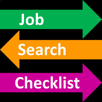 Preview of Job Search Checklist FREE