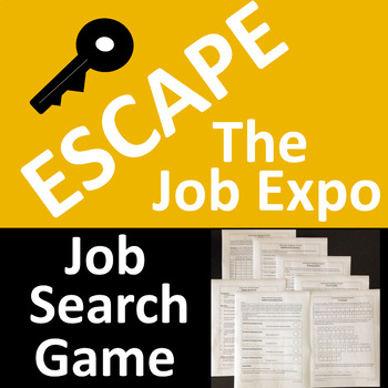Preview of Job Search Game Escape the Job Expo FREE