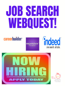 Preview of Job Search Webquest
