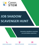 Job Shadow Scavenger Hunt (editable job shadow worksheets;