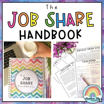 Preview of Job Share Handbook Guide ( Job sharing checklists, tips and templates)