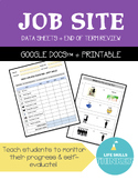 Job Site Data Sheets & Review (high school special educati