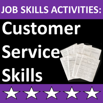Preview of Job Skills Activities for Customer Service Skills